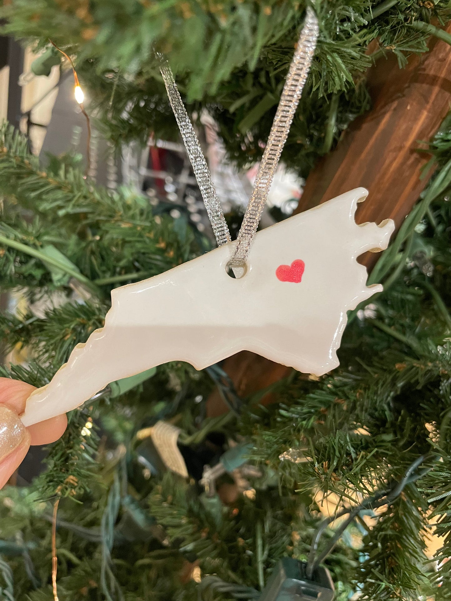 NC Ceramic Ornament