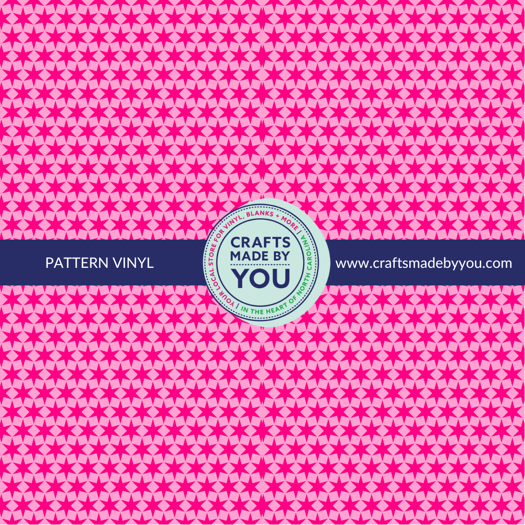 12" x 12" Pattern Adhesive Vinyl - Live Your Pink Life