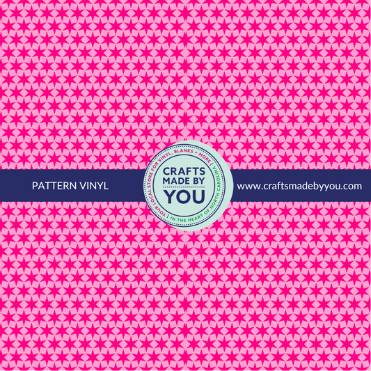 12" x 12" Pattern Adhesive Vinyl - Live Your Pink Life