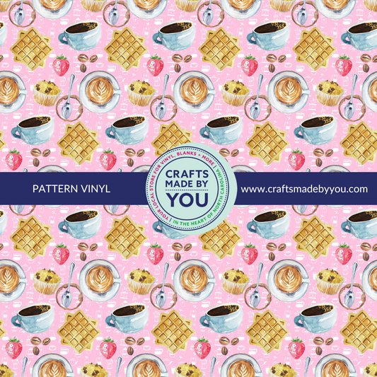 12" x 12" Heat Transfer Vinyl - Brunch Time