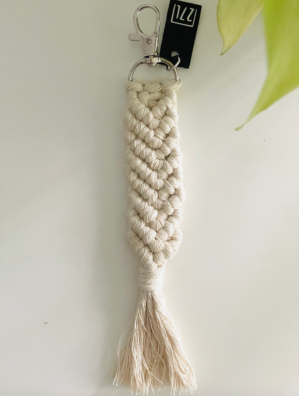 Macrame Fishtail Keychain