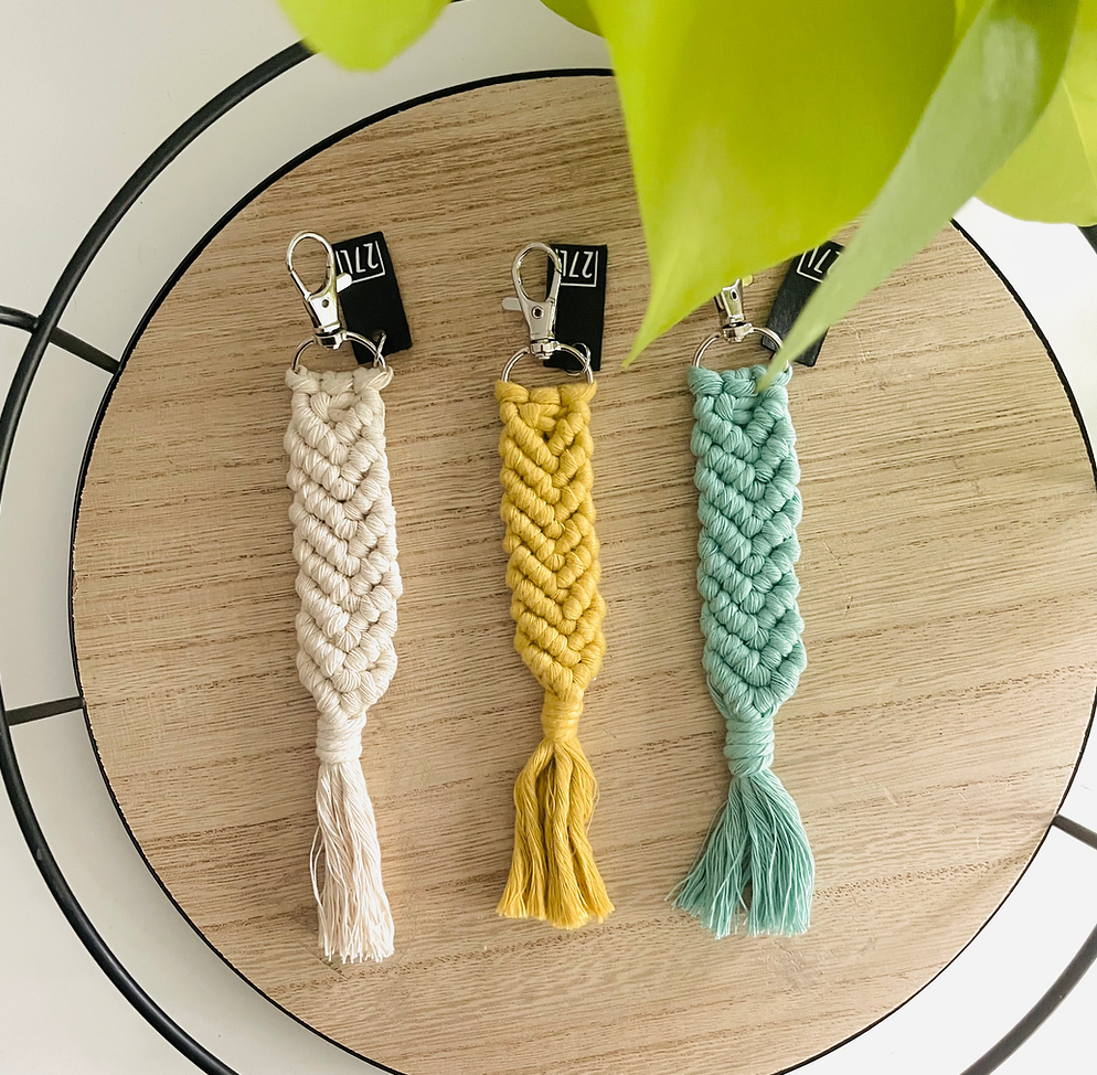 Macrame Fishtail Keychain