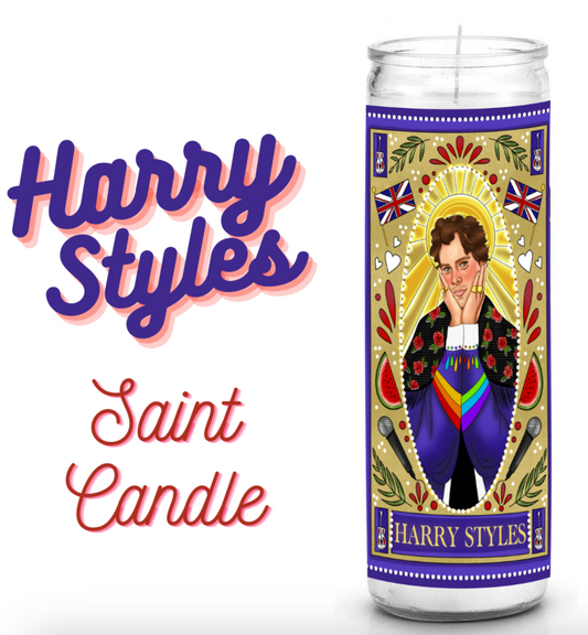Celebrity Saint Candle - Harry Styles