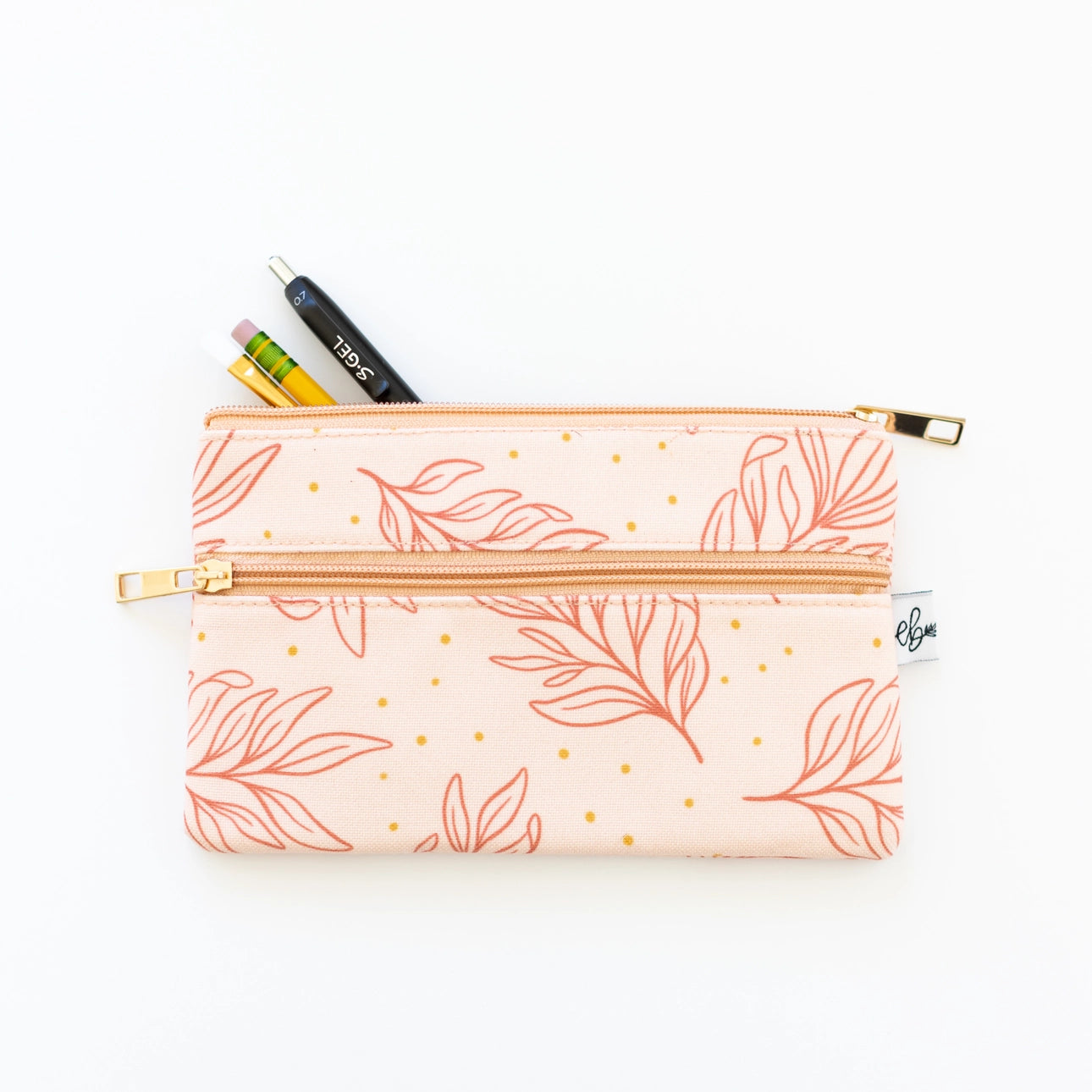 Pink Sage Pencil Pouch