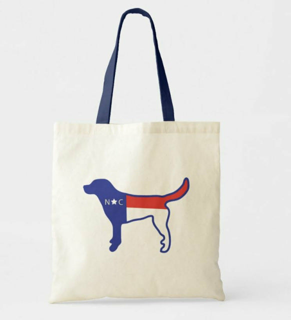 North Carolina Dog Tote Bag