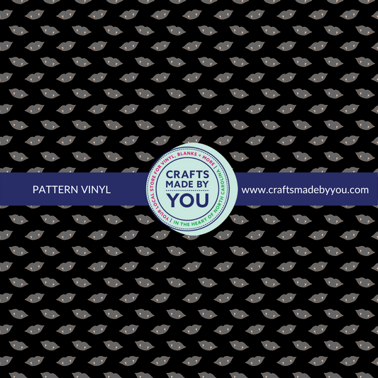 12" x 12" Pattern Heat Transfer Vinyl- Lips with Fangs