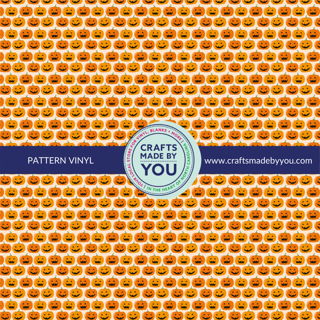 12" x 12" Pattern Adhesive Vinyl- Little Pumpkins