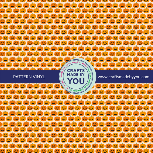 12" x 12" Pattern Adhesive Vinyl- Little Pumpkins