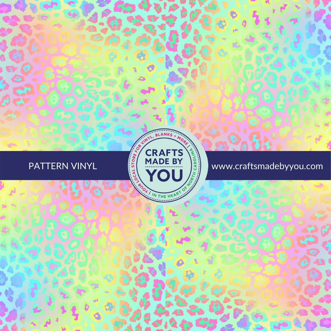 12" x 12" Pattern Adhesive Vinyl-Pastel Animal Print 2