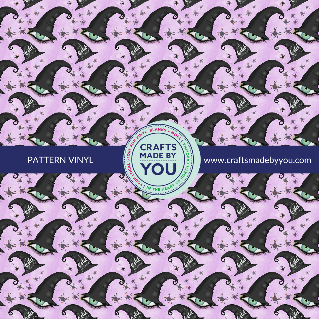 12" x 12" Pattern Heat Transfer Vinyl- Witch Please