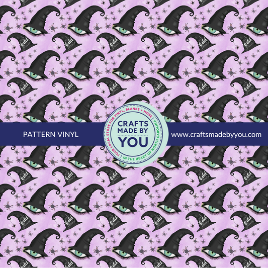 12" x 12" Pattern Heat Transfer Vinyl- Witch Please