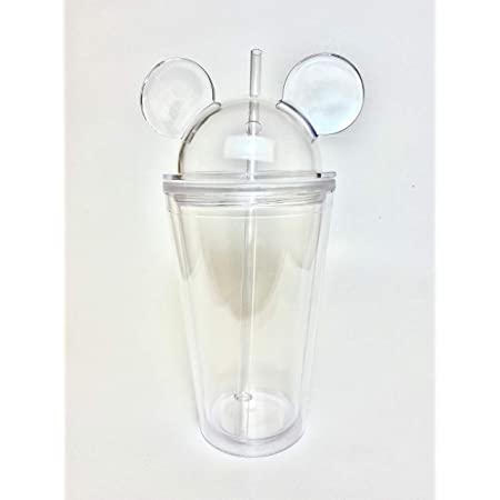 Mouse Ear Acrylic Tumbler: Clear