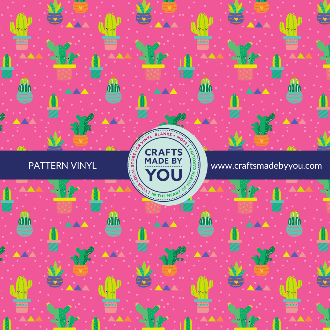 12" x 12" Pattern Adhesive Vinyl- Stuck on You
