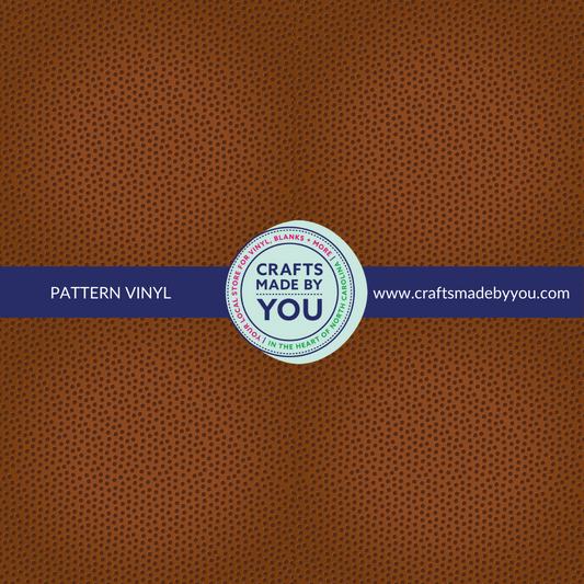 12" x 12" Heat Transfer Vinyl- Football Leather