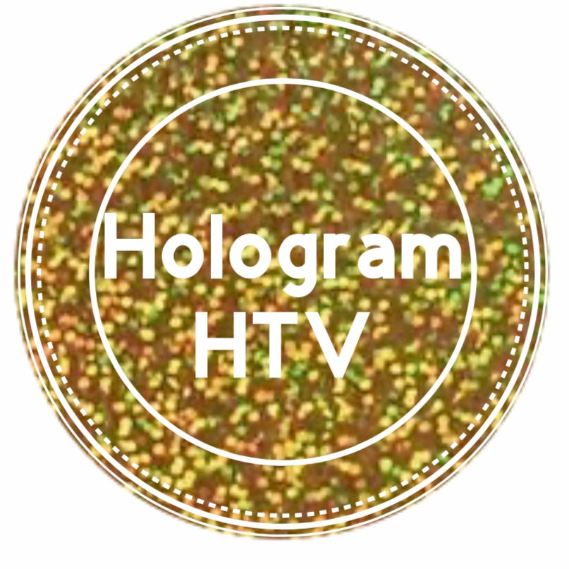 CAD-CUT® Hologram Heat Transfer Vinyl- Gold