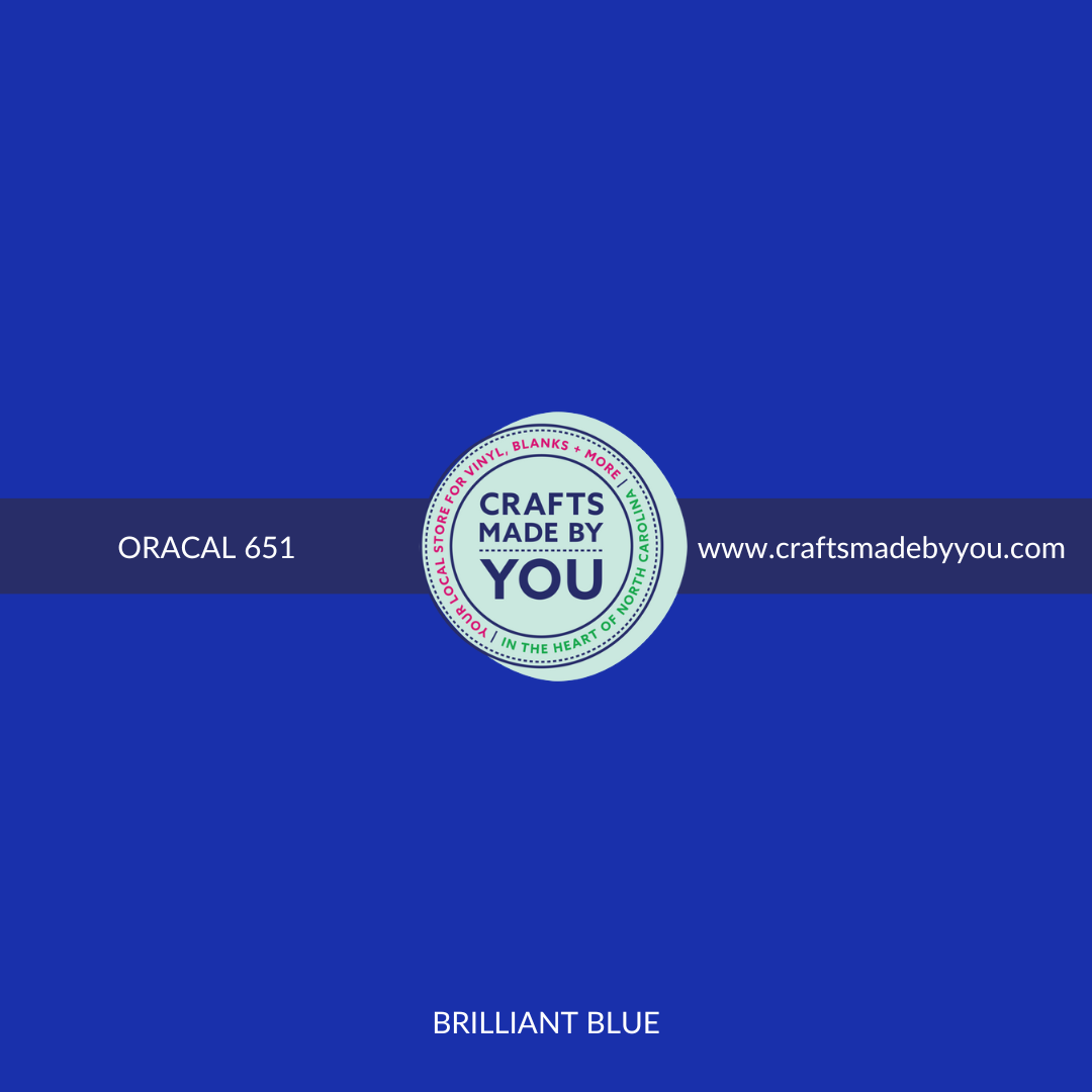 Oracal 651 - Brilliant Blue