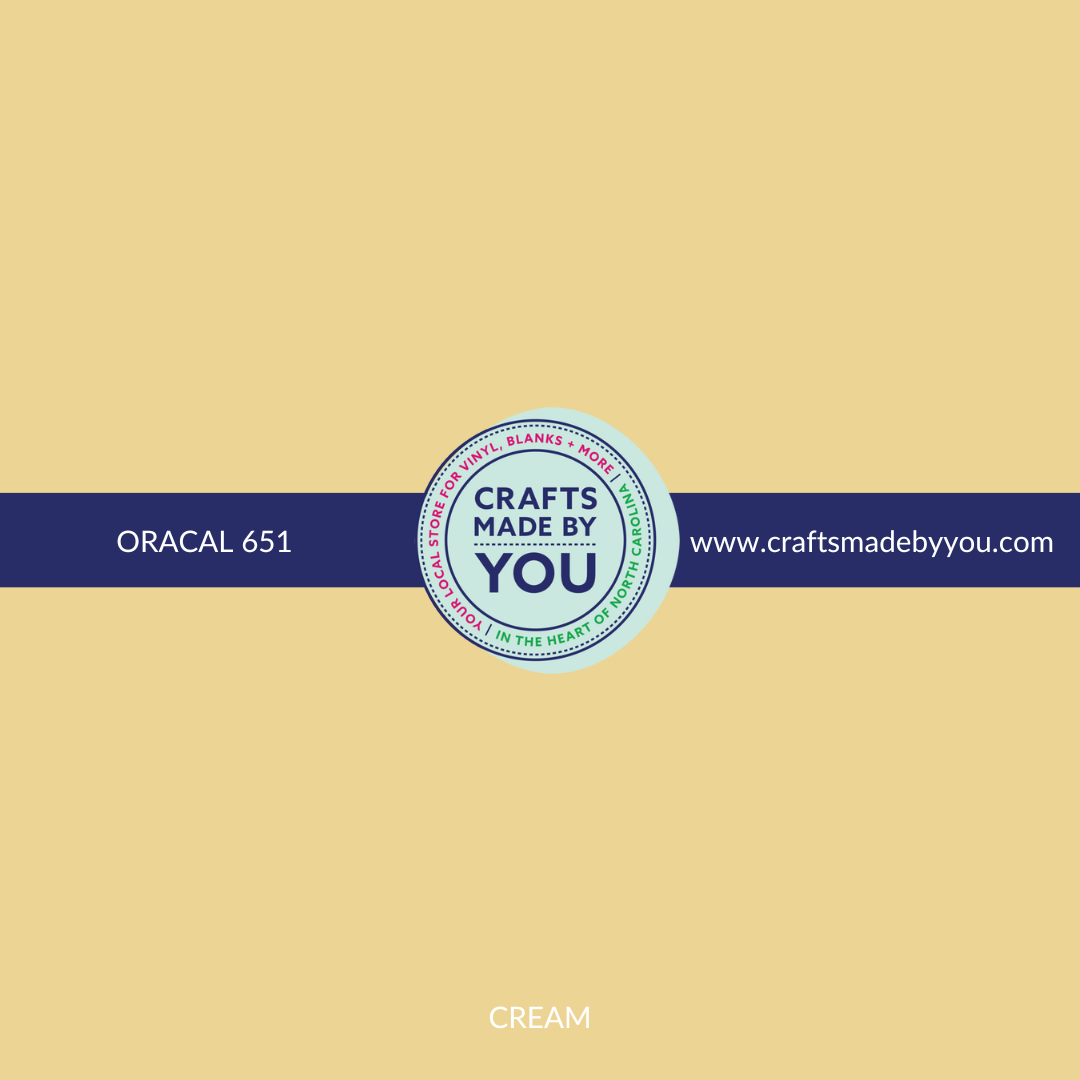 Oracal 651 - Cream