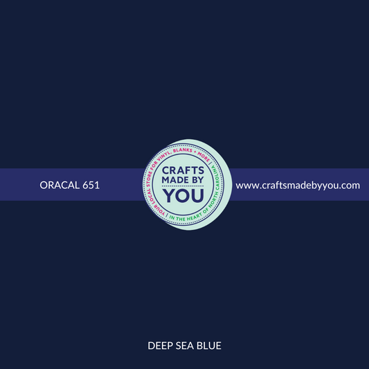 Oracal 651 - Deep Sea Blue