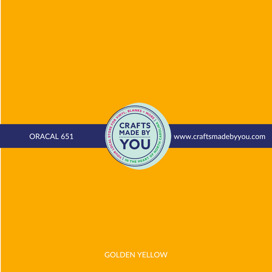 Oracal 651 - Golden Yellow