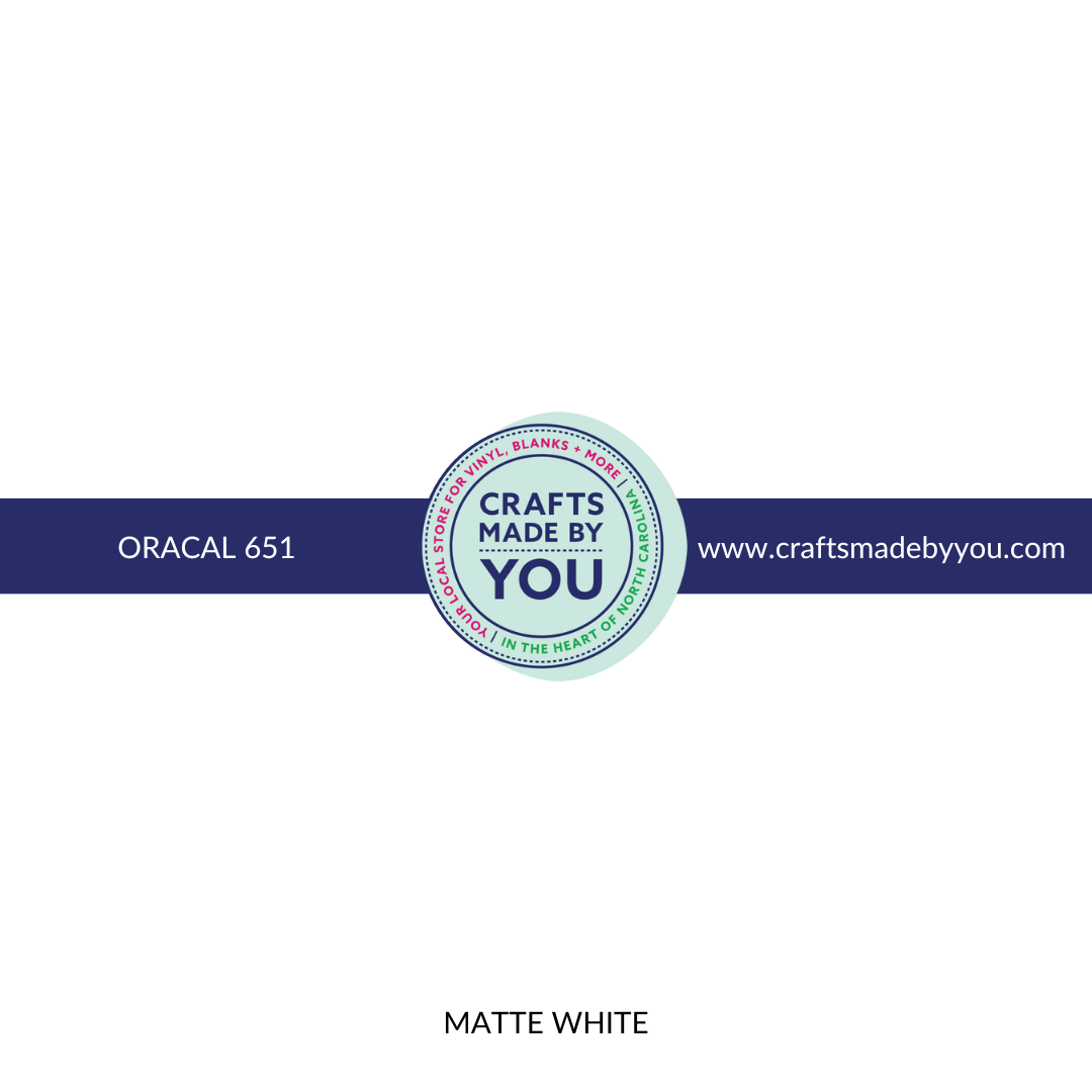 Oracal 651 - Matte White