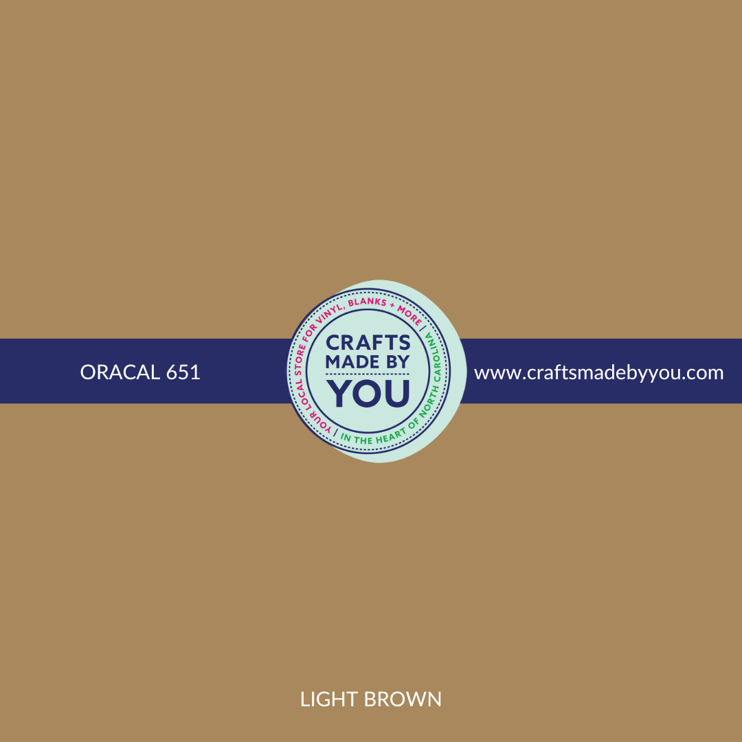 Oracal 651 - Light Brown