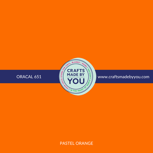 Oracal 651 - Pastel Orange