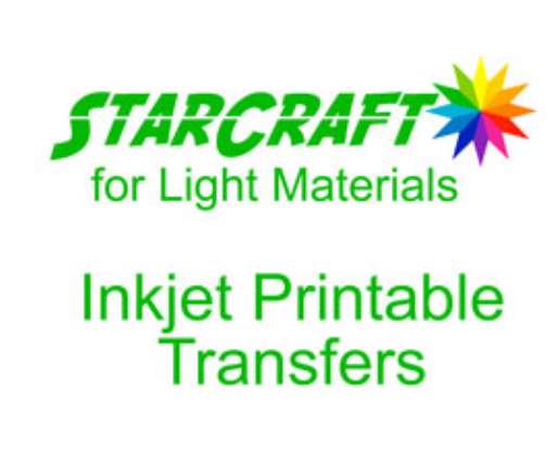 StarCraft Inkjet Printable Heat Transfers for Light Materials 10-Pack