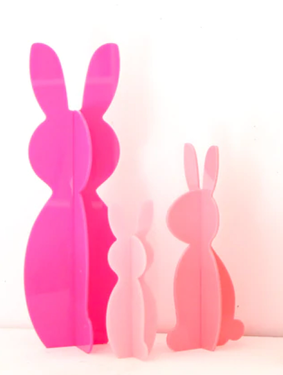 Acrylic Bunny Decoration