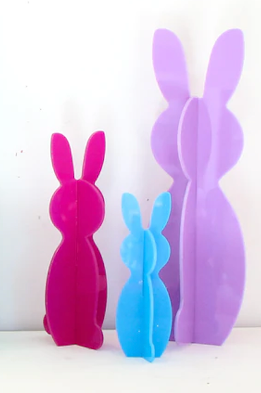 Acrylic Bunny Decoration