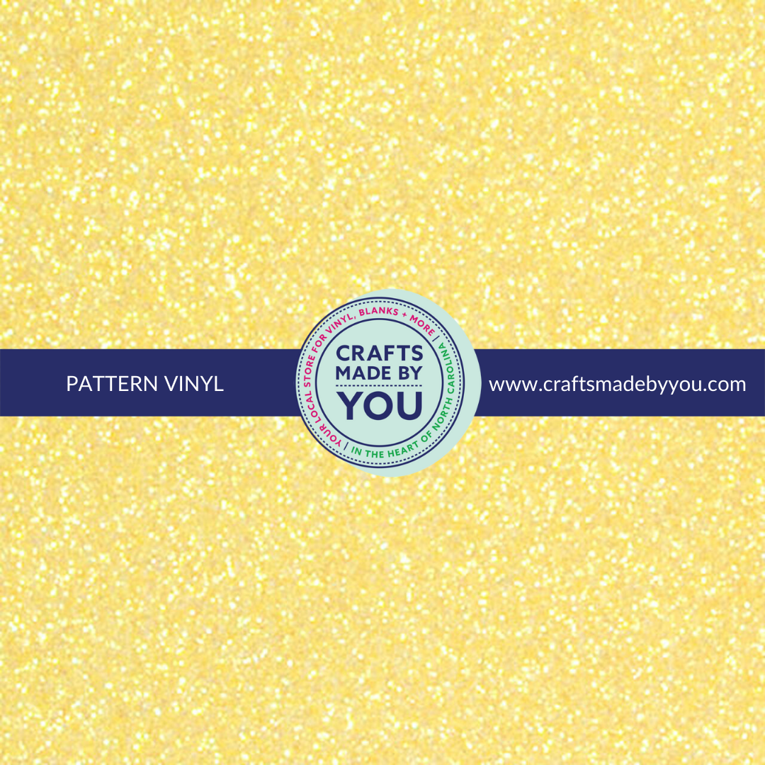 Siser Glitter HTV Sheet - Lemon Sugar