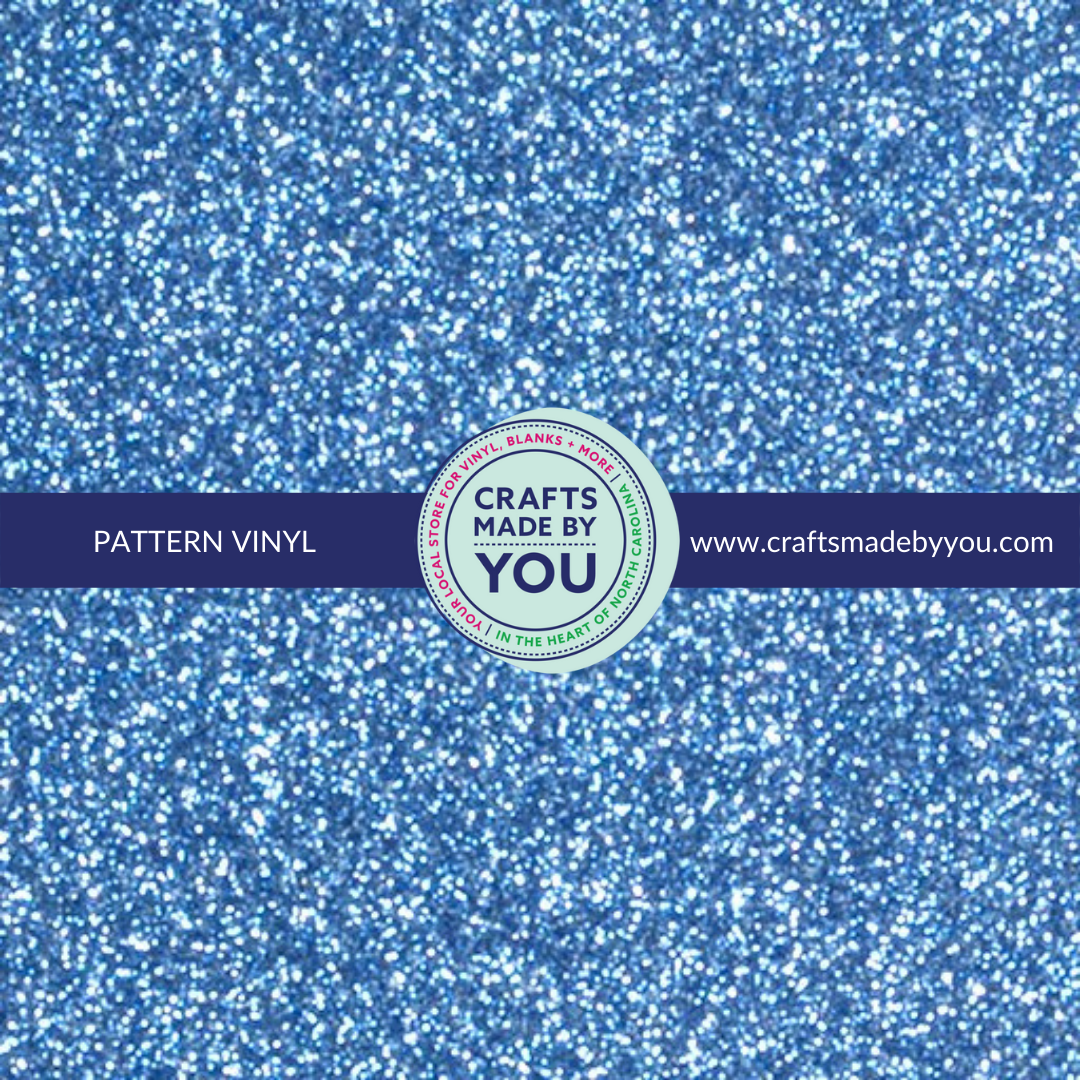 Siser Glitter HTV Sheet - Old Blue