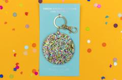 Throw Kindness Around Like Confetti Circle Acrylic Keychain