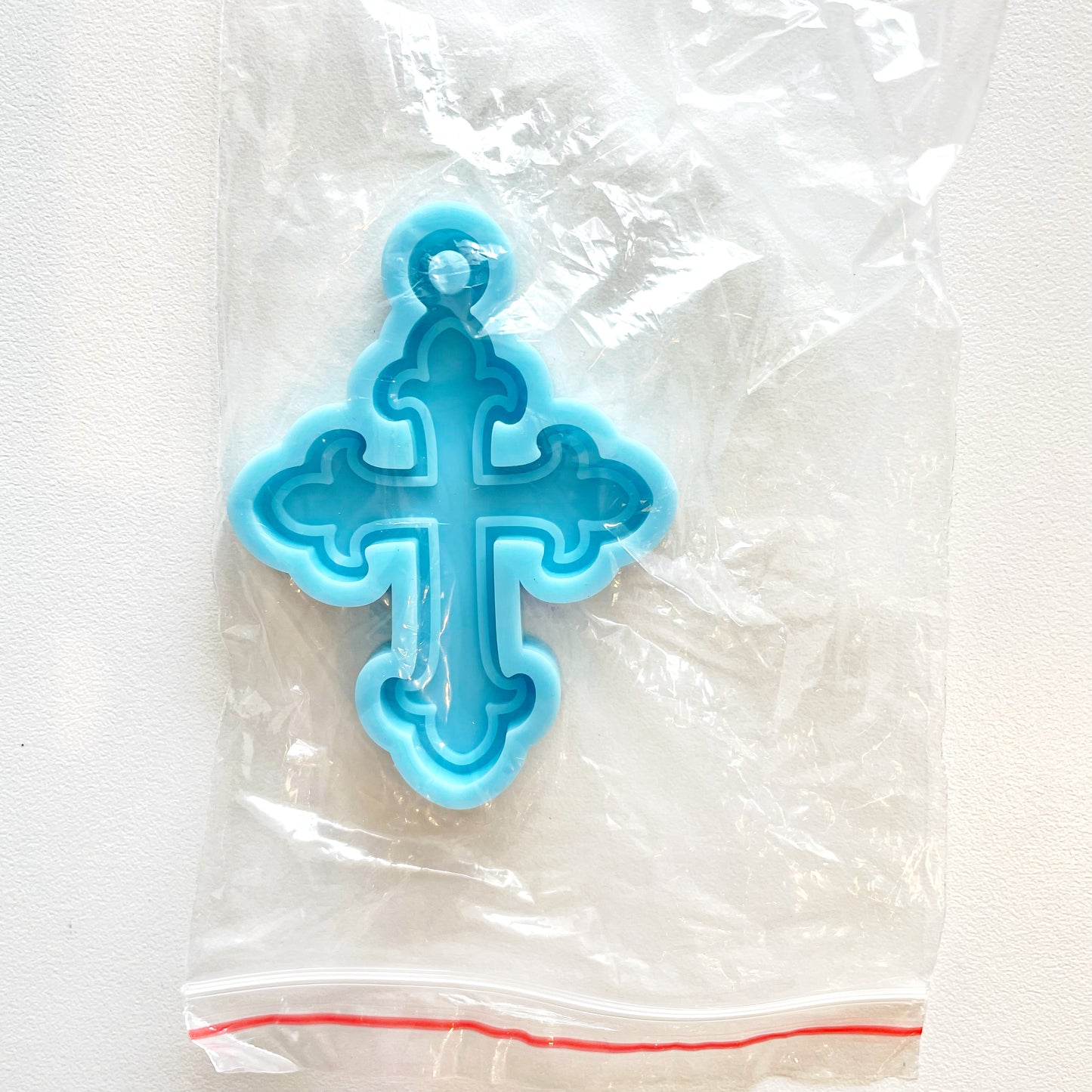 Silicone Mold: Cross Keychain